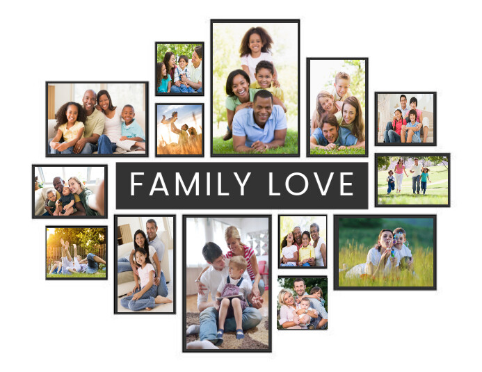 Family Collage Template | PosterMyWall