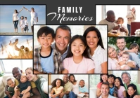 Family collage template A4