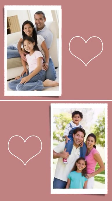 Family Collage Template História do Instagram