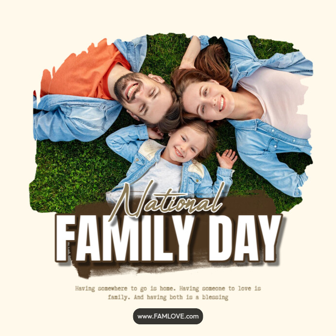 Family Offer Posts Family Day Ads Template | PosterMyWall