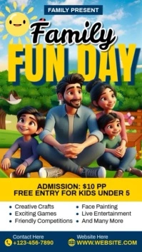 Family Day Ads Instagram Reel template