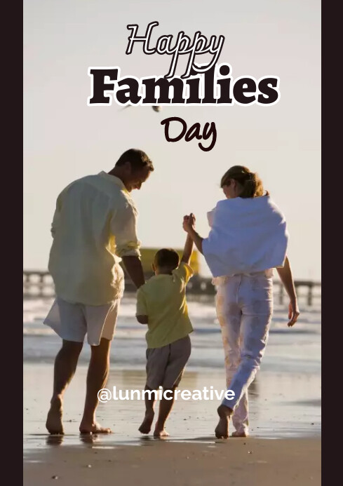 Family day A4 template