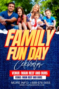 Family day Poster template