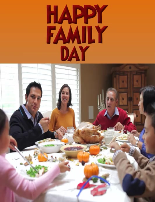 FAMILY DAY Folheto (US Letter) template