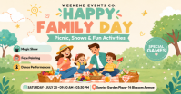 Family Day Event auf Facebook geteiltes Bild template