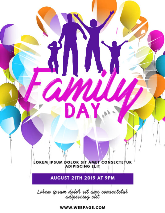 Family Day Flyer Template PosterMyWall