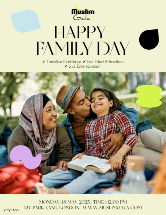 Family Day Flyer Template | PosterMyWall