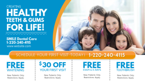 Family Dental Care Twitter Post template