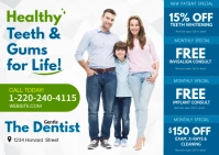 Family Dental Postcards Carte postale template