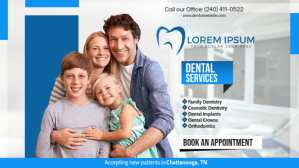 Blanc Dental Services Promotion Facebook Cover Video Template