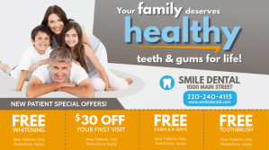 Family Dentistry Twitter Post template