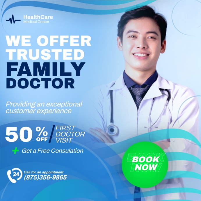 Family Offer Posts Family Doctor Offer Template | PosterMyWall