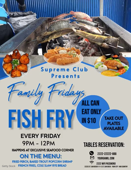 Friday Fresh Fish Family Fish Fry Sign CROSSROADS FAMILY RESTAURANT, Attica Restaurant