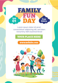 Family Fun Day Template | PosterMyWall