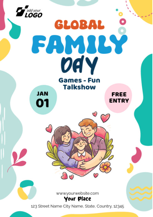 Family Fun Day Template | PosterMyWall