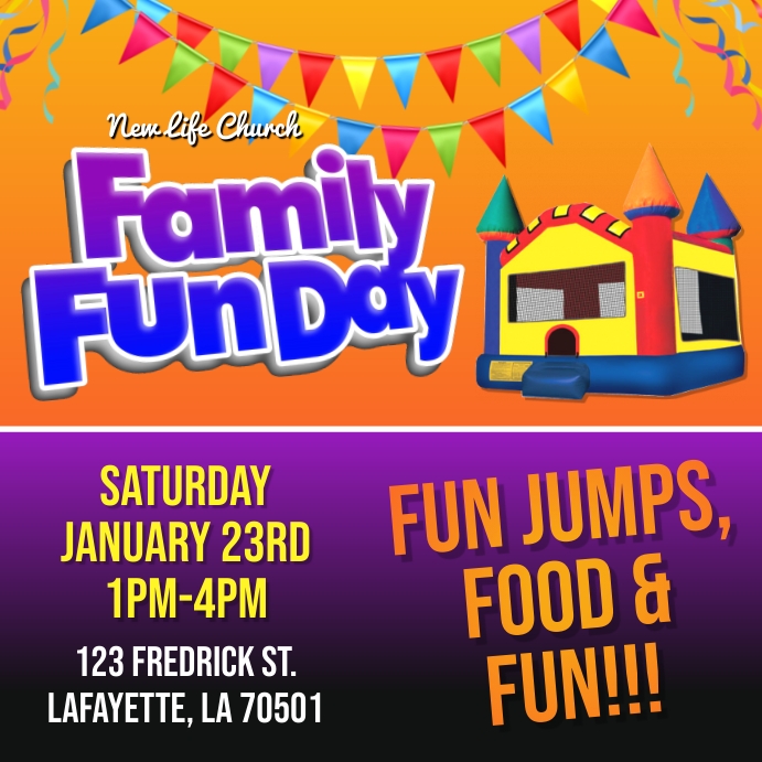 Copy of FAMILY FUN DAY | PosterMyWall