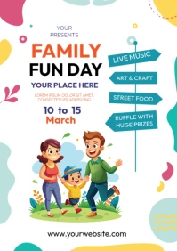 Family Fun Day A4 template