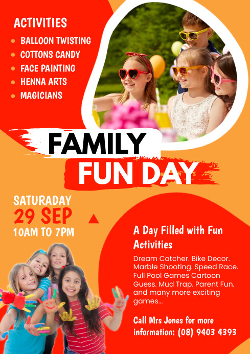 Copy of family fun day | PosterMyWall