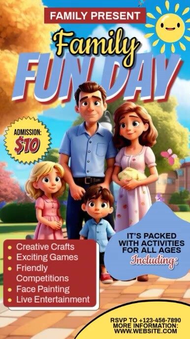 Family Fun Day Design Template | PosterMyWall