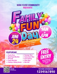 Family Fun Day Template | PosterMyWall