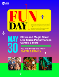 Family Fun Day Flyer template