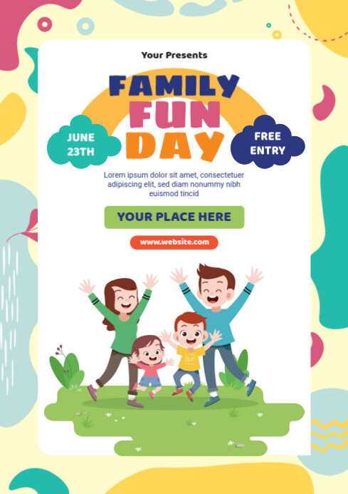 Family Fun Day Flyer Template | PosterMyWall