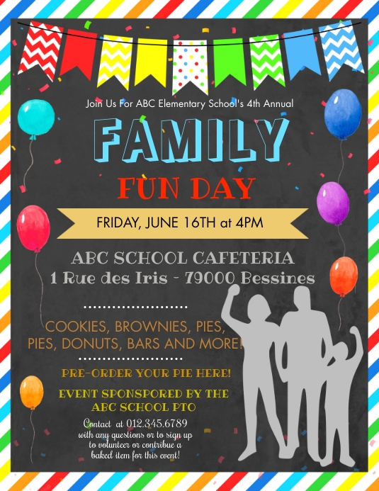 Program Fun Day Fun Day Poster Template