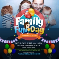 Family Fun Day Instagram Post template