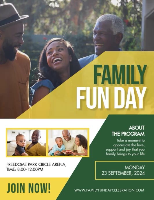 Parents Fun Poster Family Fun Day Poster Template | PosterMyWall
