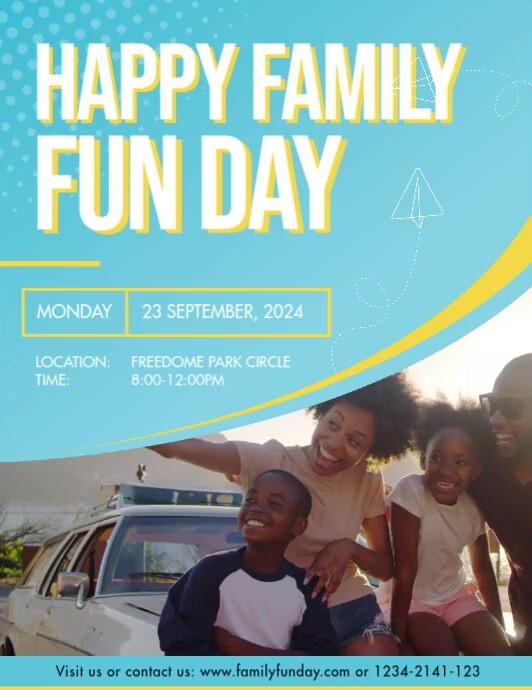 Family Fun Day Poster Template | PosterMyWall
