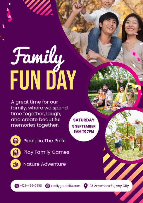 family fun day template | PosterMyWall