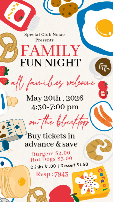 Family Fun Night Event Template | PosterMyWall