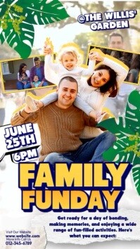 Family Funday Celebration Video Instagram-verhaal template