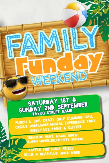 Copy of Family Funday Weekend | PosterMyWall