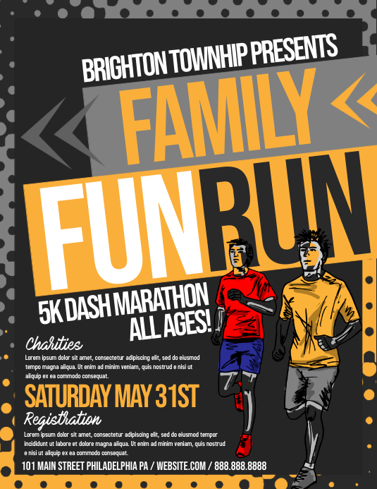 family funrun Template | PosterMyWall