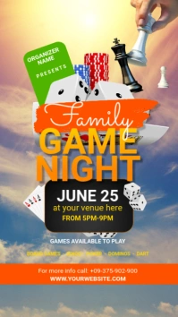 family game night Instagram Story template