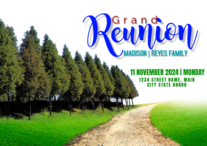 Family Grand Reunion Template | PosterMyWall