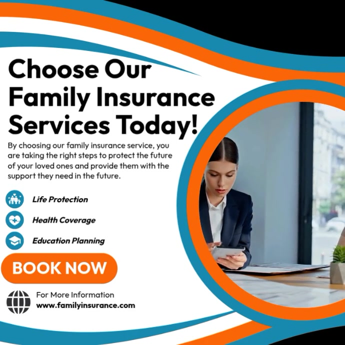 Family Insurance Services Template | PosterMyWall