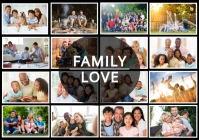 Family Love CollageTemplate A5