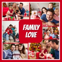 Family Love Square (1:1) template