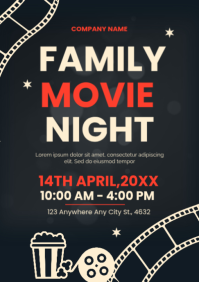 Nero Movie Night A2 Template