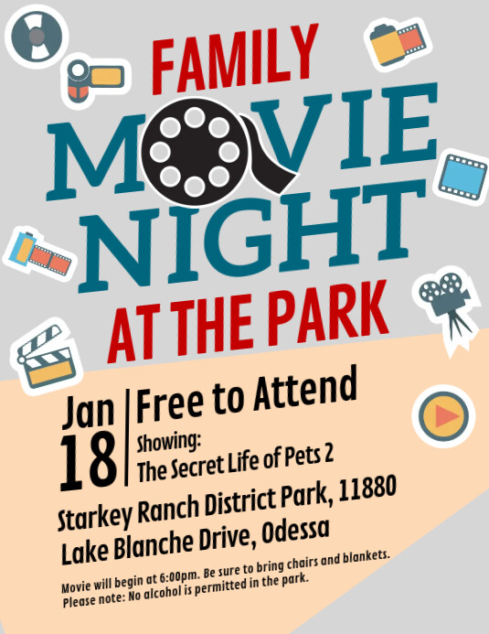 Copy of Family Movie Night Flyer  PosterMyWall