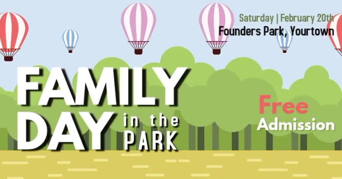 Family Day Event Facebook Post Template | PosterMyWall