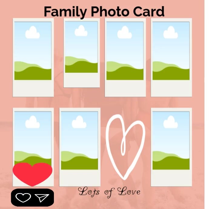 Plantilla de Family Photo Card | PosterMyWall