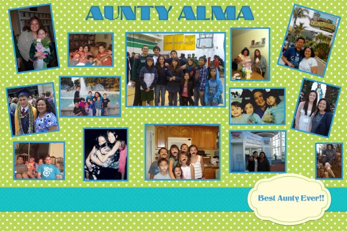family collage poster template postermywall