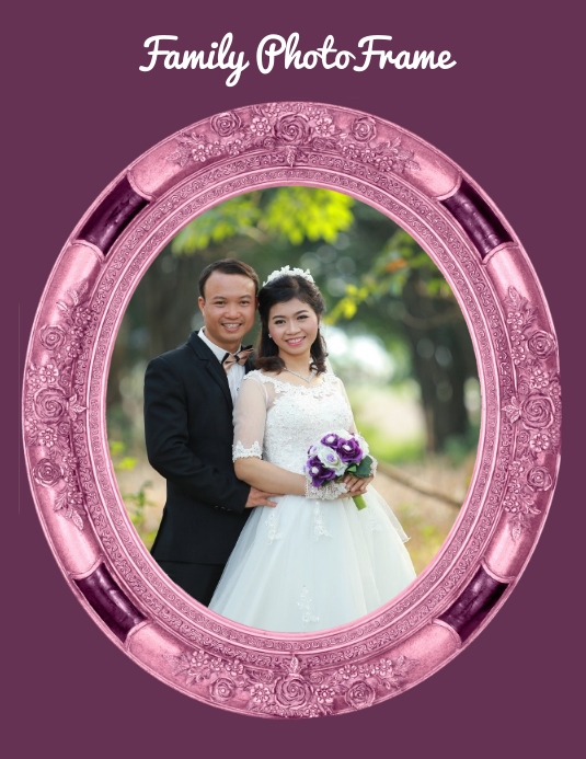 family photo frame customization online free Template | PosterMyWall