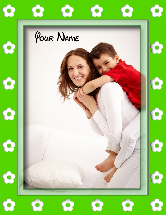 Copy of family photo frame online free customize and PosterMyWall