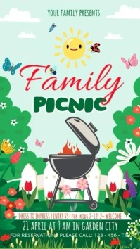 Family Picnic Instagram Story template