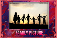 FAMILY PICTURE Poster template