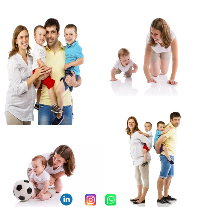 Family picture Instagram Post template